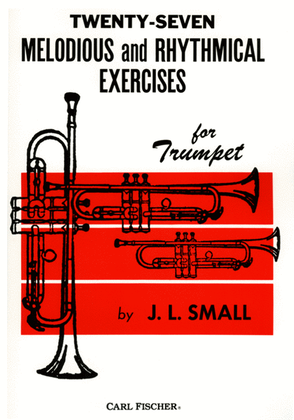 Book cover for Twenty-Seven Melodious and Rhythmical Exercises