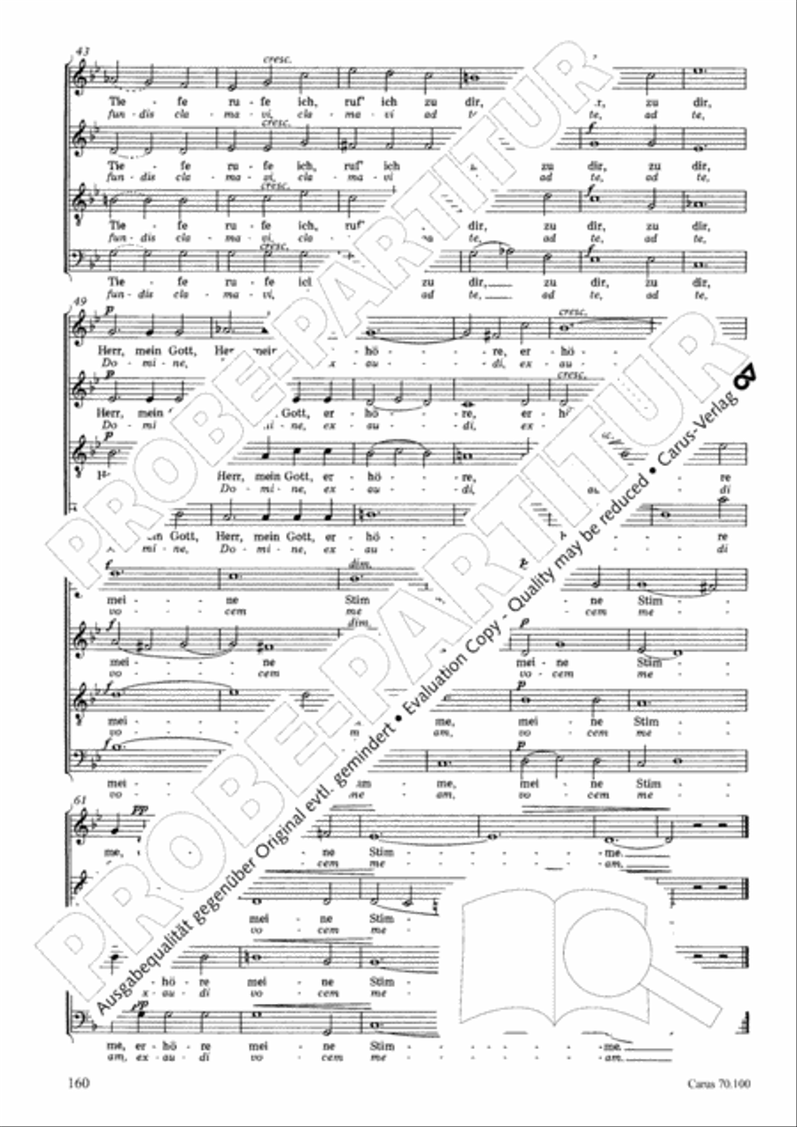 Geistliches Chorbuch der Romantik Choir scores gallery preview page 161