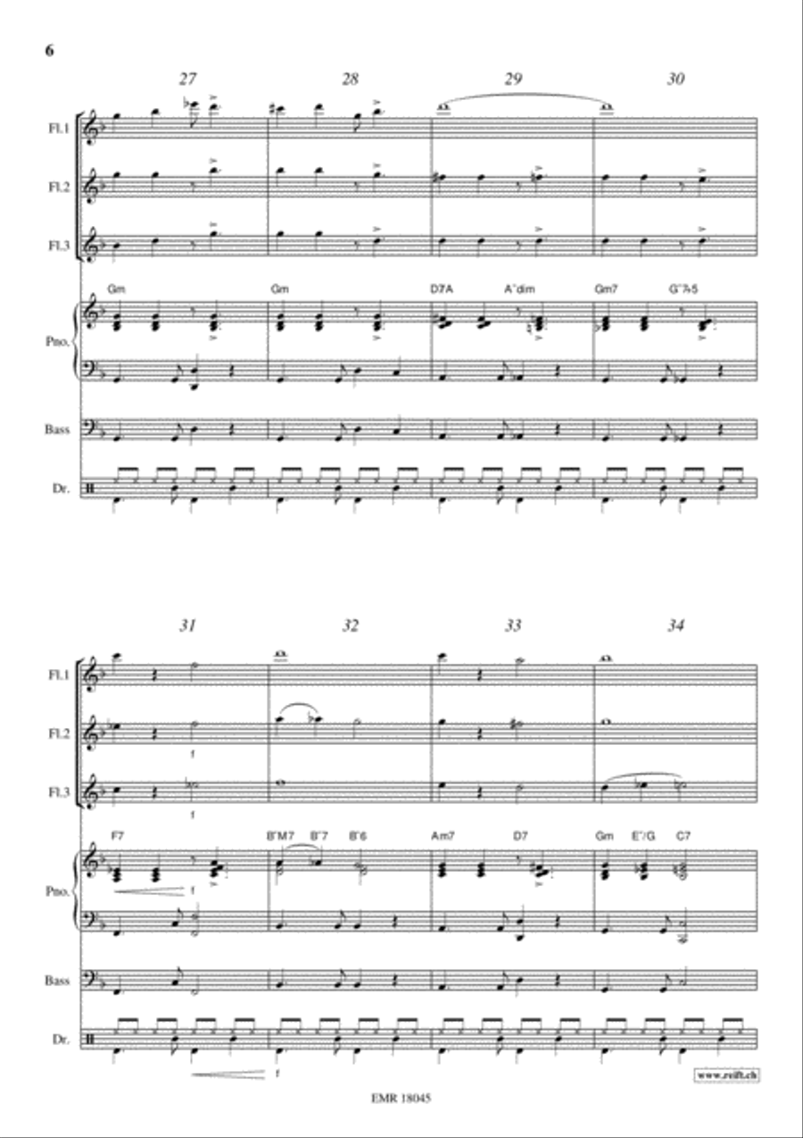 Latino Flute scores gallery preview page 6
