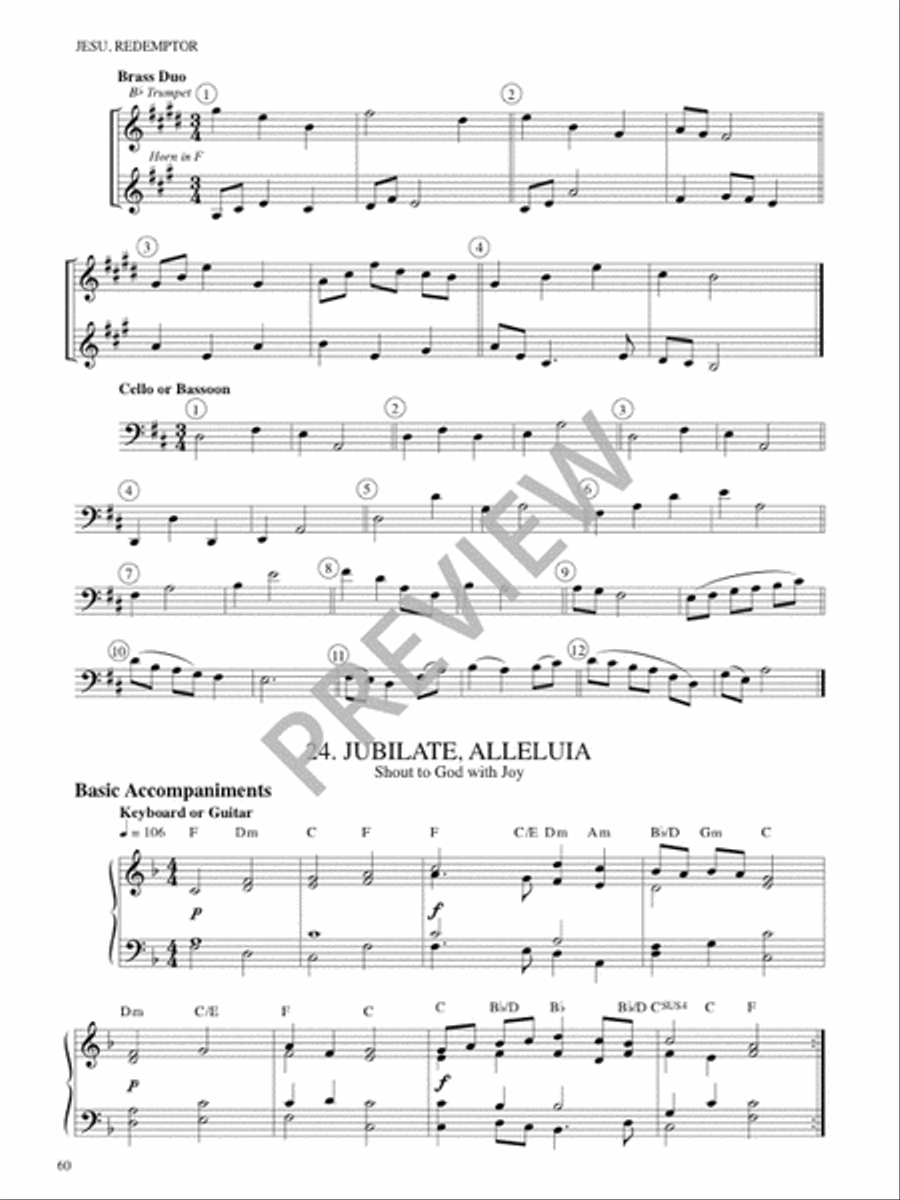 Christe Lux mundi - Instrument edition Guitar scores gallery preview page 62