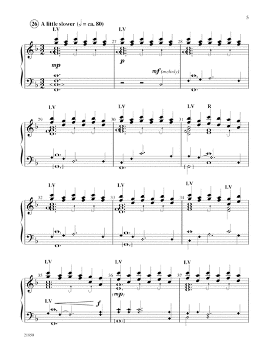 How Can I Keep from Singing Handbell Choir scores gallery preview page 5