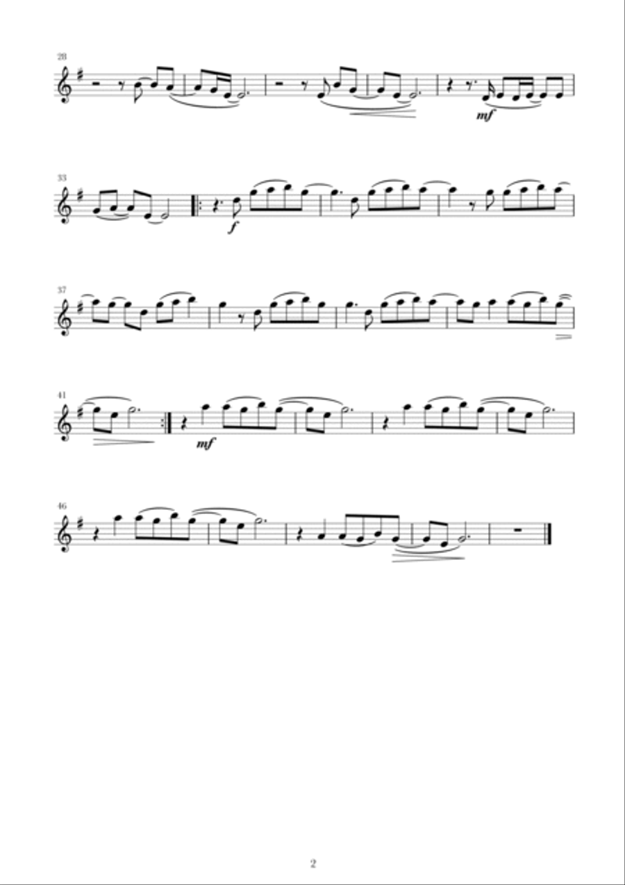 Stop Crying Your Heart Out Flute Solo scores gallery preview page 2