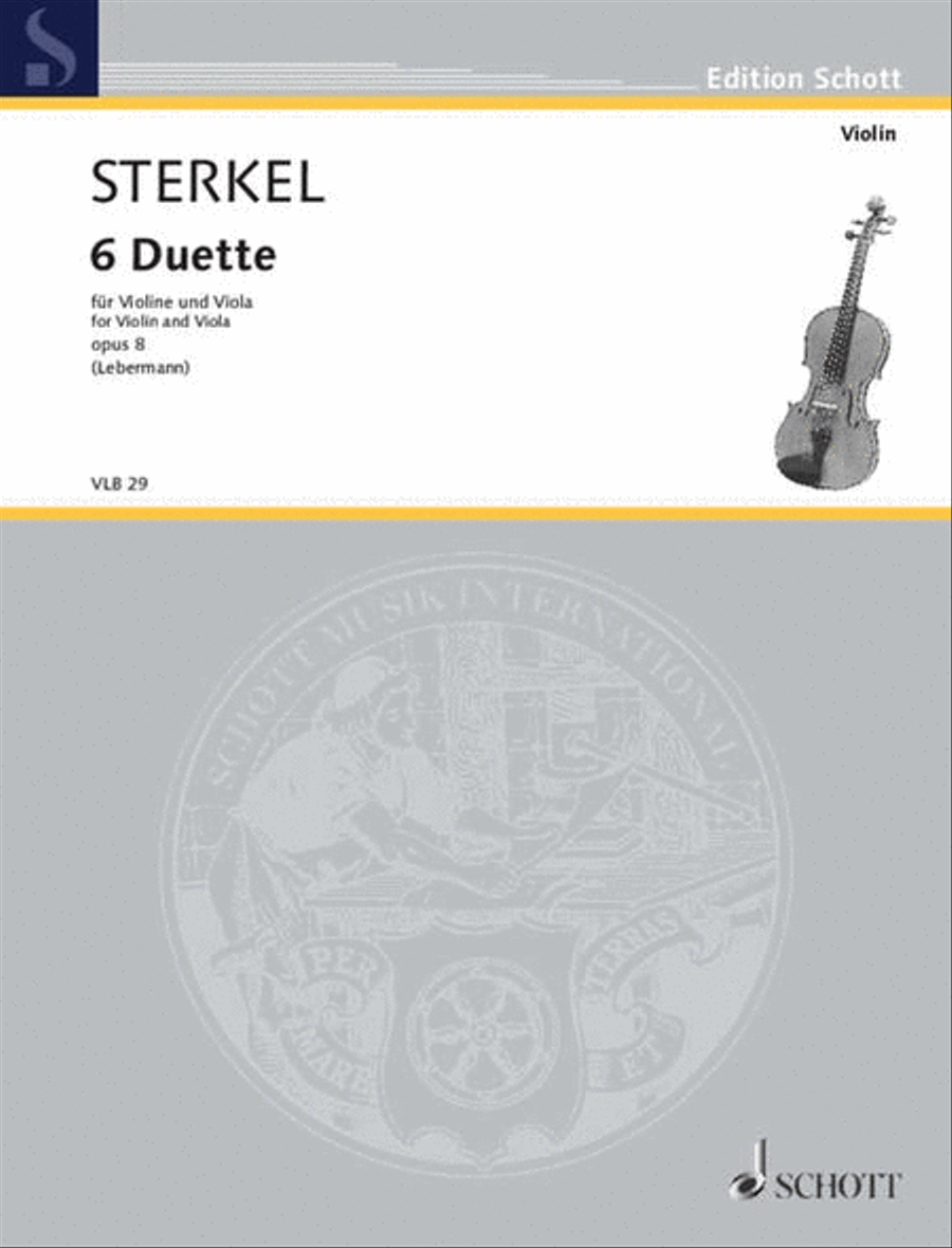 6 Duets, Op. 8 6 Duets, Op. 8 String Duet scores gallery preview page 1
