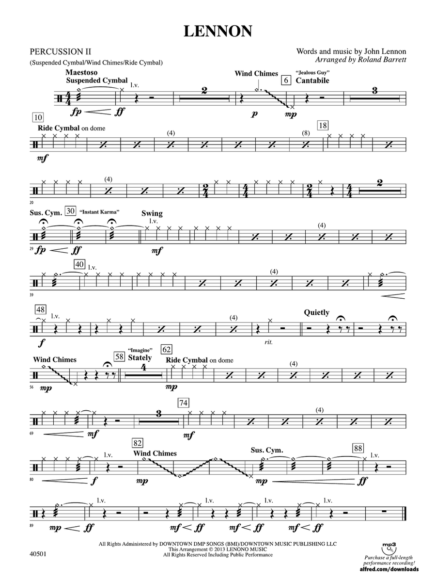 Lennon: 2nd Percussion