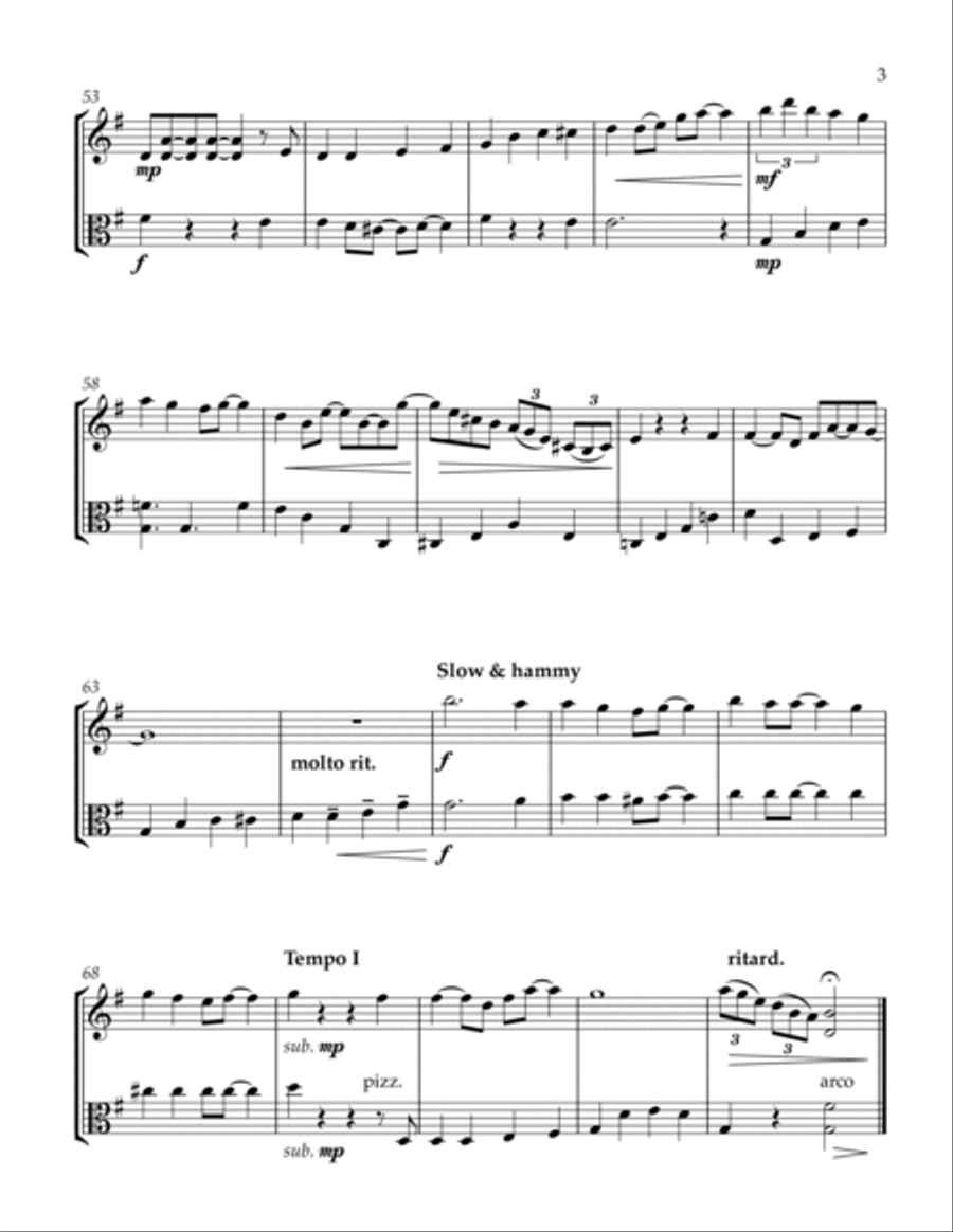 L-o-v-e L-o-v-e String Duet scores gallery preview page 4