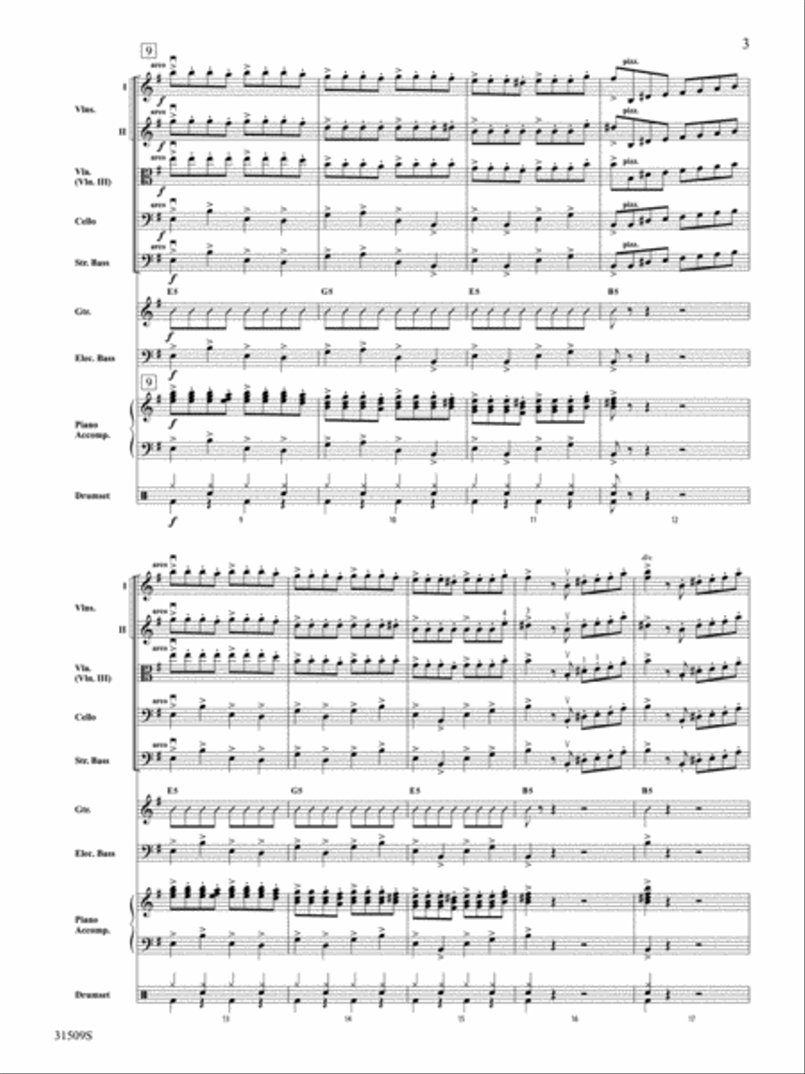 Wizards in Winter String Orchestra scores gallery preview page 3