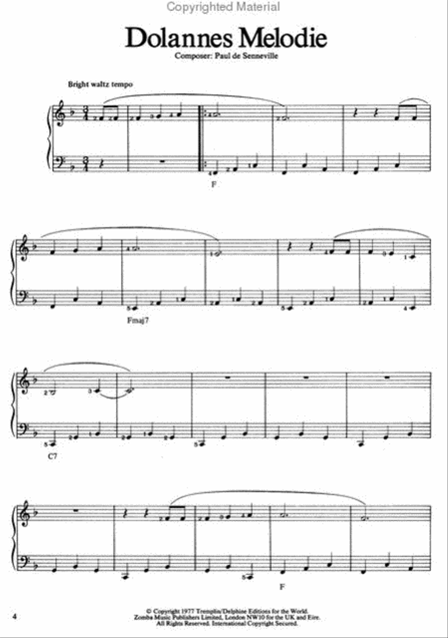 It's Easy to Play Richard Clayderman - Book 1 Easy Piano scores gallery preview page 2