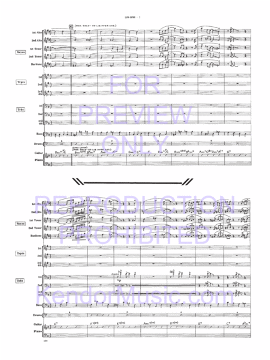 Low-Down Jazz Ensemble scores gallery preview page 6
