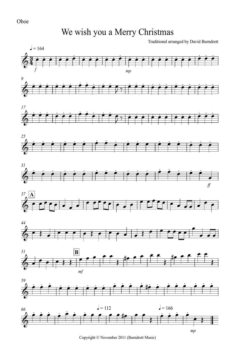 We wish you a Merry Christmas for School Concert Band Concert Band scores gallery preview page 5