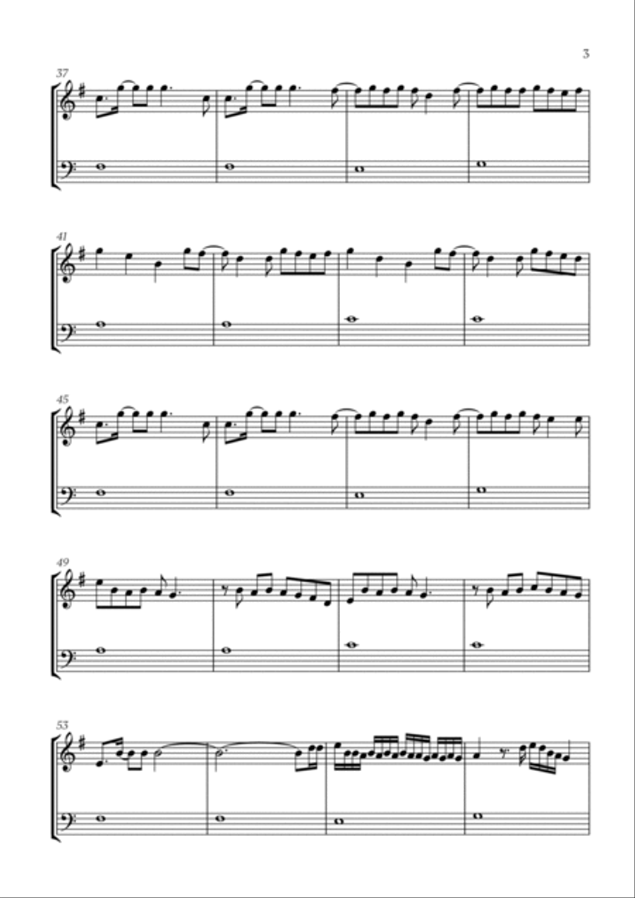 Señorita Woodwind Duet scores gallery preview page 3
