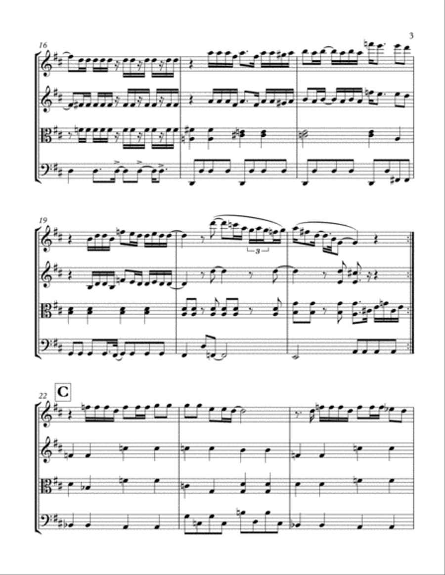 Maybe I'm Amazed String Quartet scores gallery preview page 4