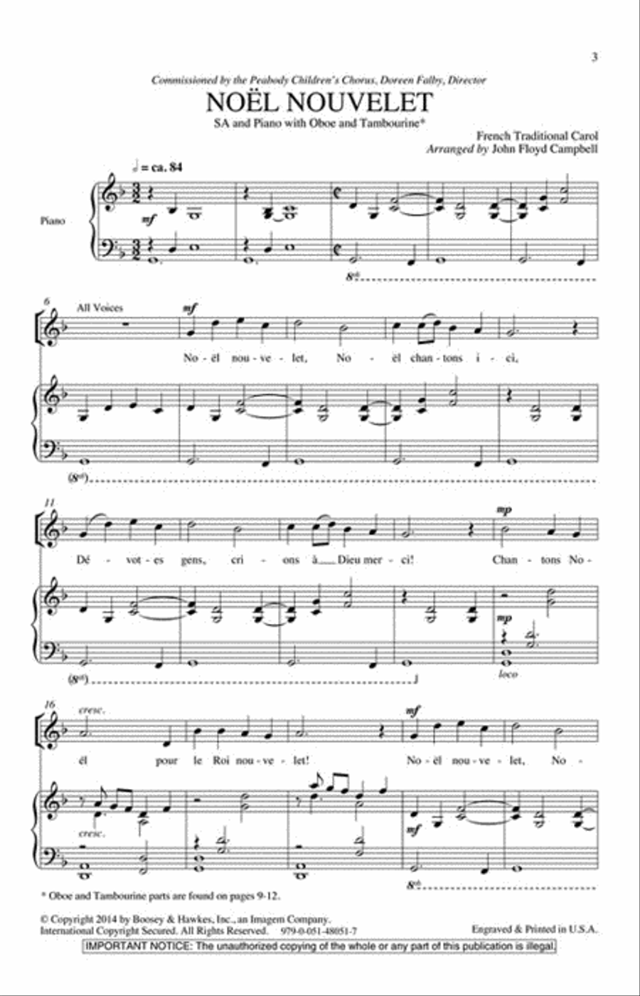 Noël Nouvelet SA scores gallery preview page 2