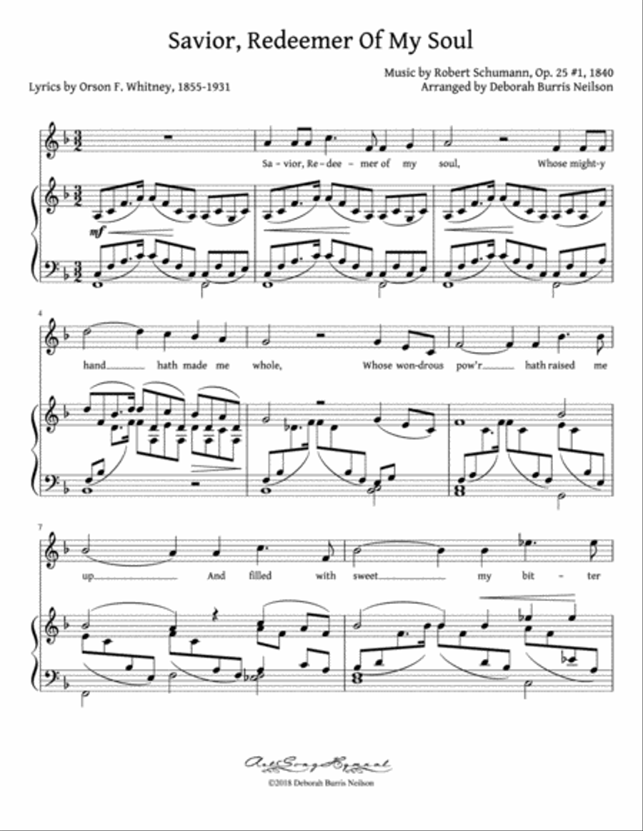 Savior, Redeemer Of My Soul / Robert Schumann's 