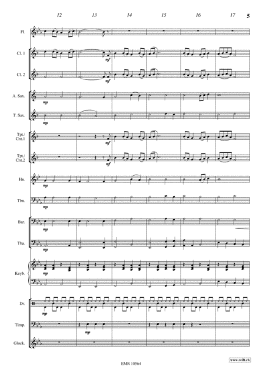 First Rendez-Vous Concert Band scores gallery preview page 6