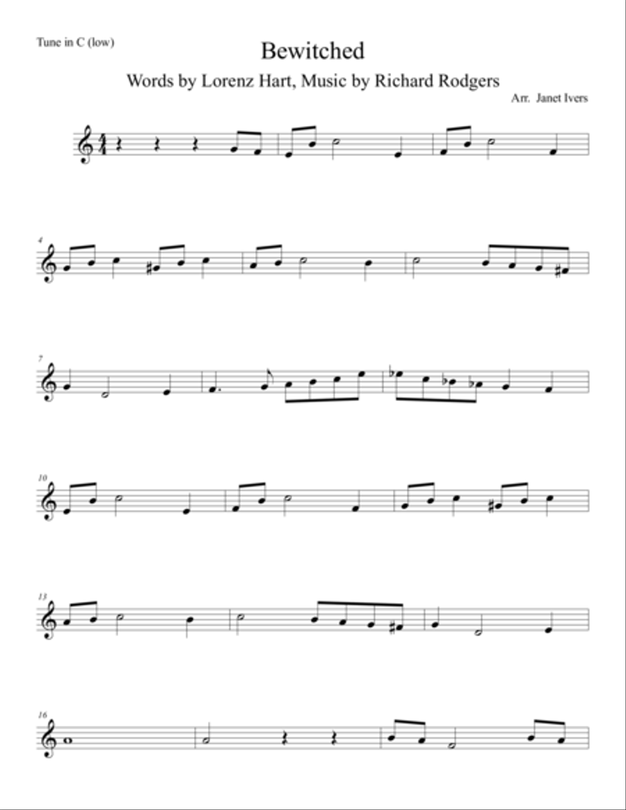 Bewitched Jazz Ensemble scores gallery preview page 2