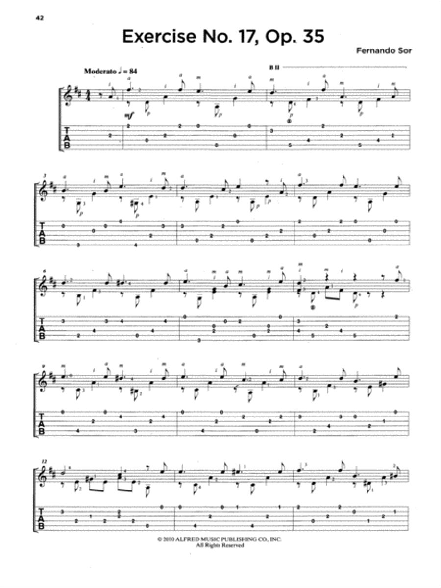 The Complete Idiot's Guide to Classical Guitar Favorites Acoustic Guitar scores gallery preview page 4