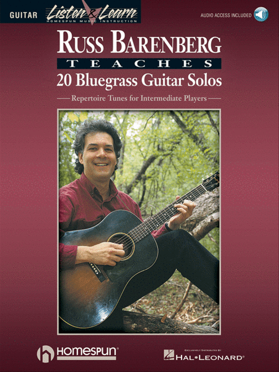 Russ Barenberg Teaches 20 Bluegrass Guitar Solos Acoustic Guitar scores gallery preview page 1