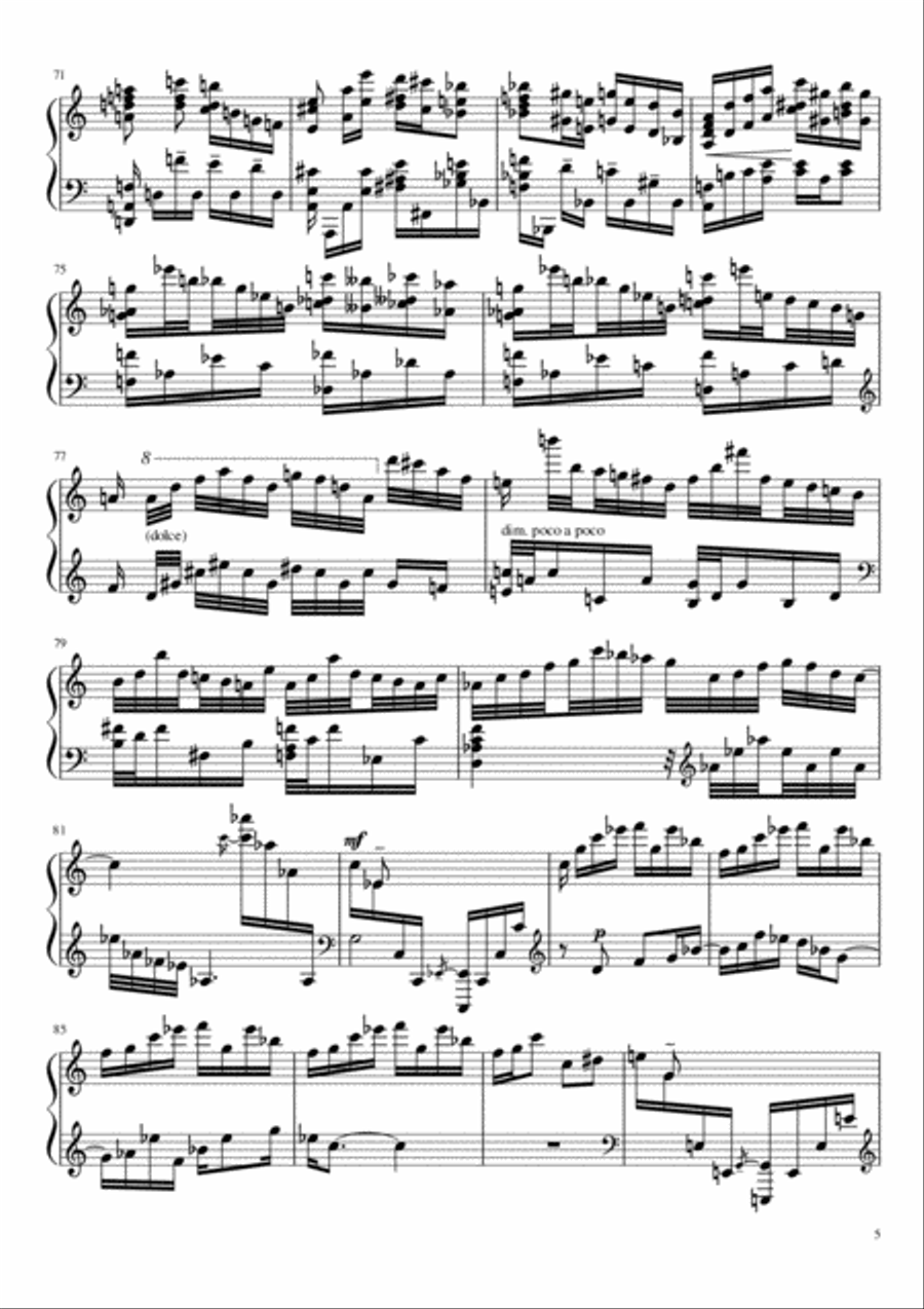 Legend №8 Piano Solo scores gallery preview page 5