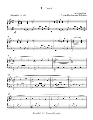 Hinkala - Armenian Song - Jazz Waltz for Piano