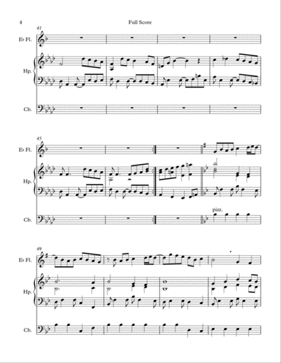 A Day on the Mountain - Part 4: Alpine Meadows Small Ensemble scores gallery preview page 5