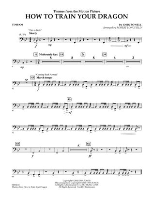 Themes from How to Train Your Dragon - Timpani