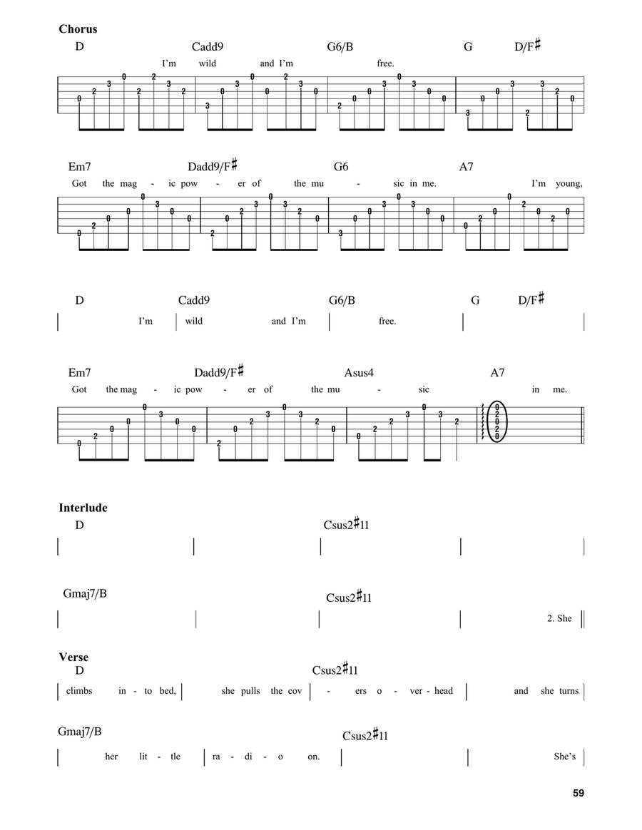 Magic Power Acoustic Guitar scores gallery preview page 2
