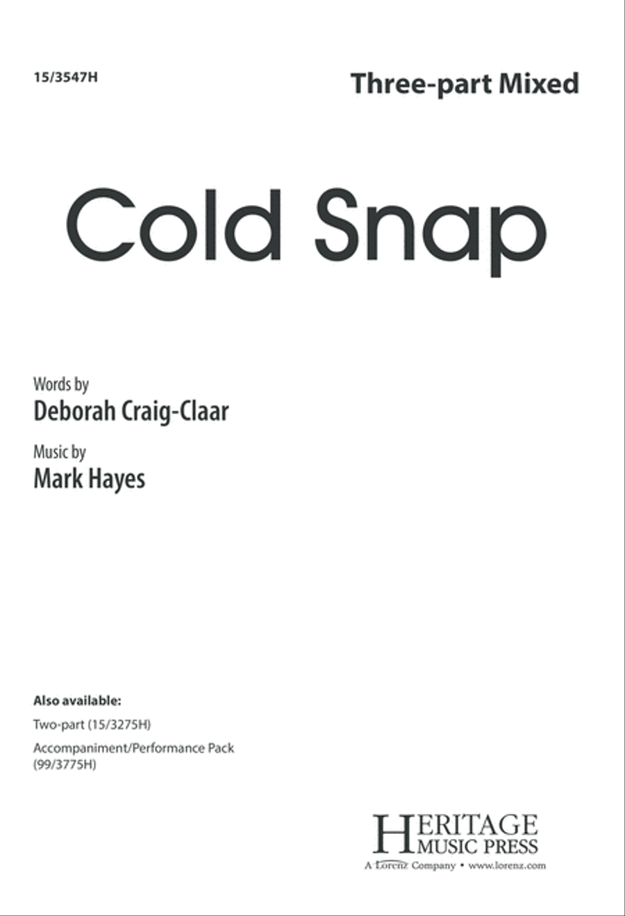 Cold Snap 3-Part scores gallery preview page 1