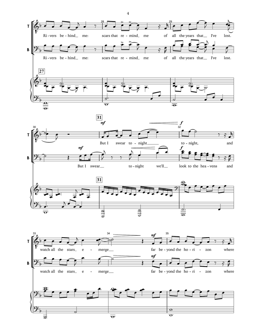 Rivers and Roads 4-Part scores gallery preview page 4
