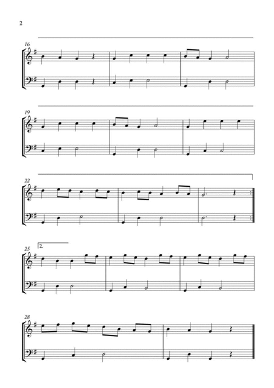Never Smile At A Crocodile Woodwind Duet scores gallery preview page 2