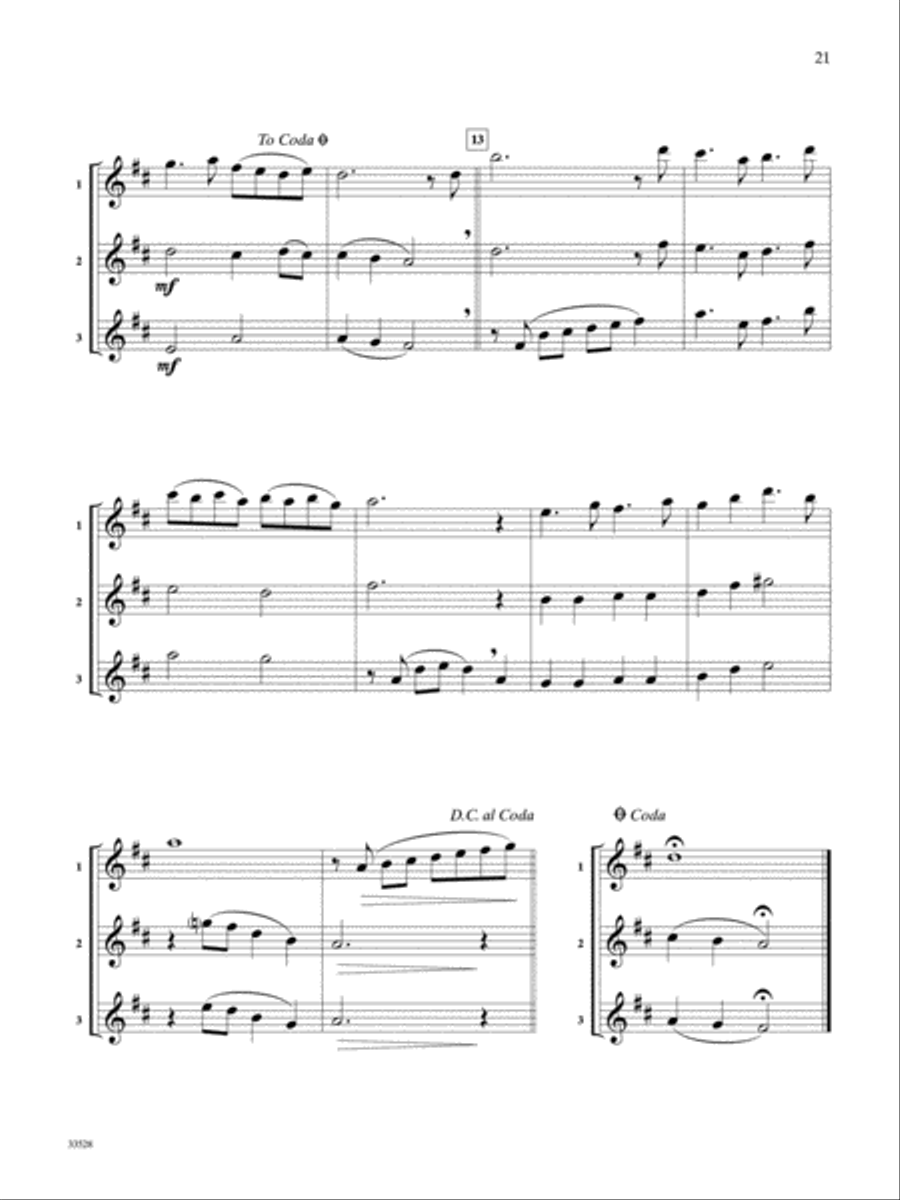 Movie Trios for All Small Ensemble scores gallery preview page 22