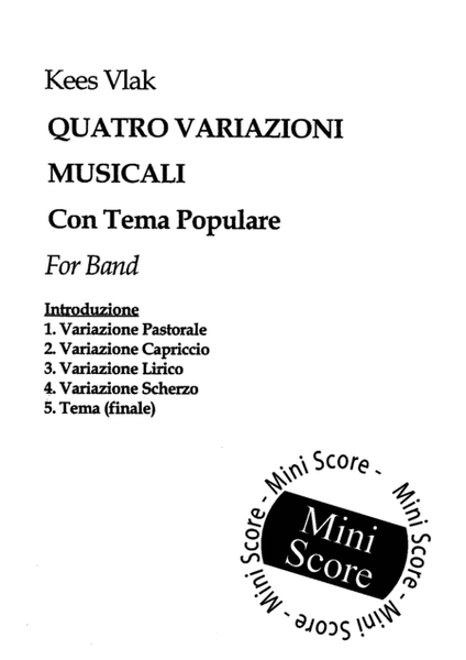 Quatro Variations Musicali