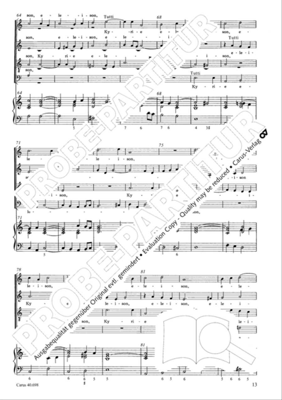 Messa breve SSATB scores gallery preview page 14