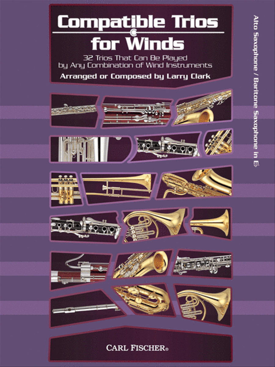 Compatible Trios for Winds Baritone Saxophone scores gallery preview page 1