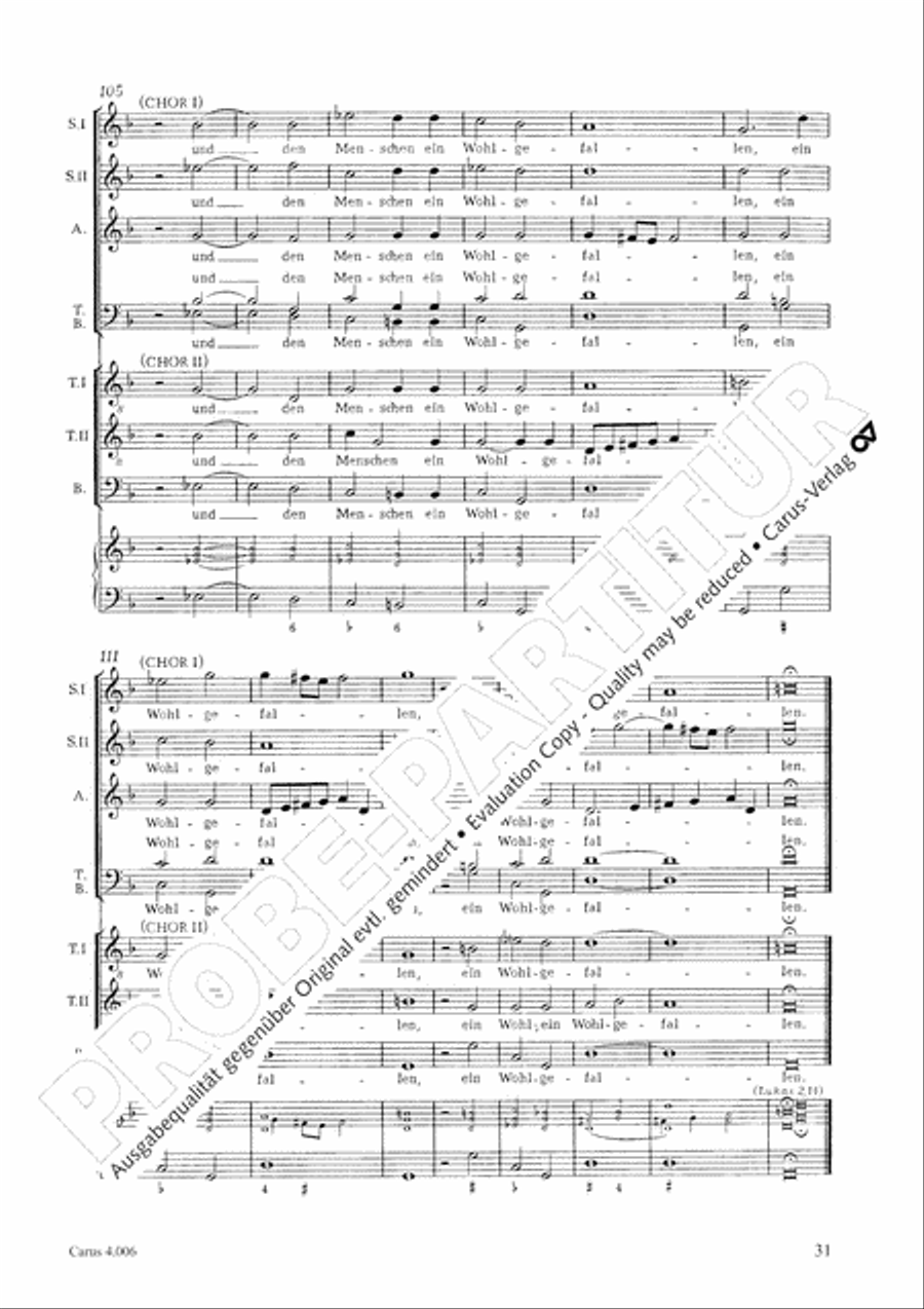 Ten motets Choir scores gallery preview page 33
