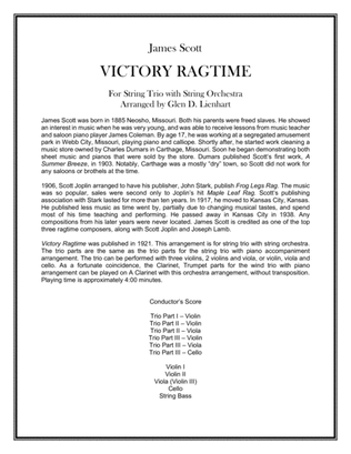 Book cover for Victory Ragtime
