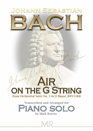 Book cover for Air (on the G String) for piano