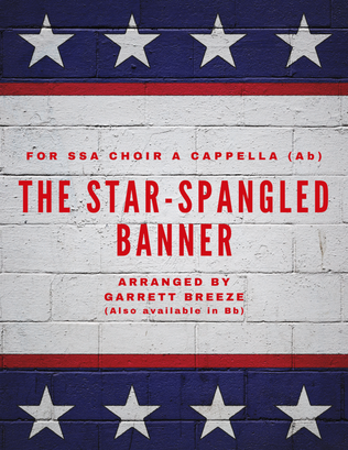Book cover for The Star-Spangled Banner (SSA a cappella - key of Ab)