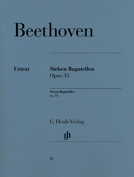 Beethoven, Ludwig van: 7 Bagatelles op. 33