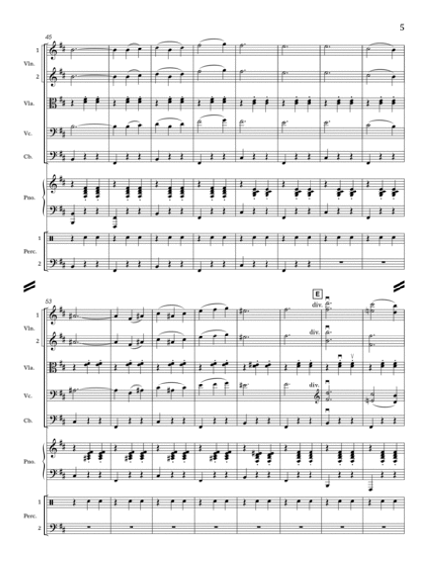 Waltz No. 2 - Conductor Score (Full Score) Conductor Score scores gallery preview page 5