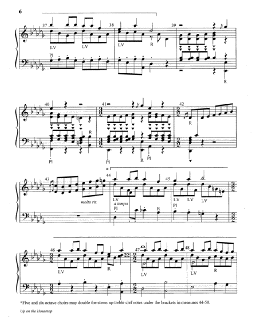 Up on the Housetop 5-Octaves scores gallery preview page 15