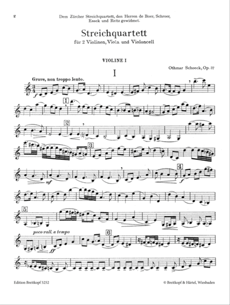 String Quartet in C major Op. 37 String Quartet scores gallery preview page 2