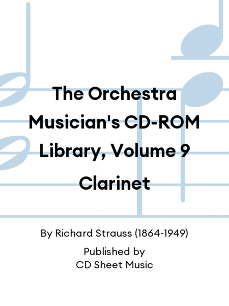 The Orchestra Musician's CD-ROM Library, Volume 9 Clarinet