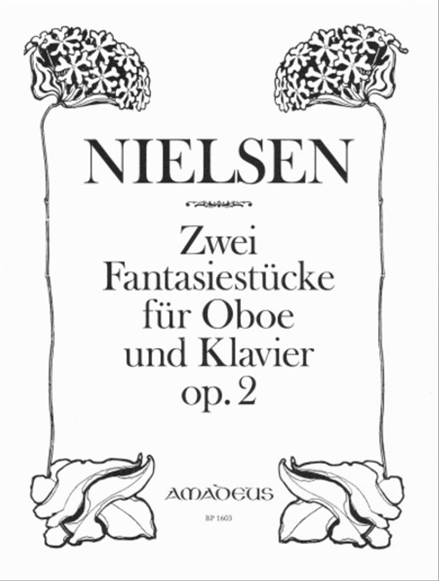 Two Fantasy Pieces for Oboe and Piano Op. 2 Op. 2 Piano Accompaniment scores gallery preview page 1
