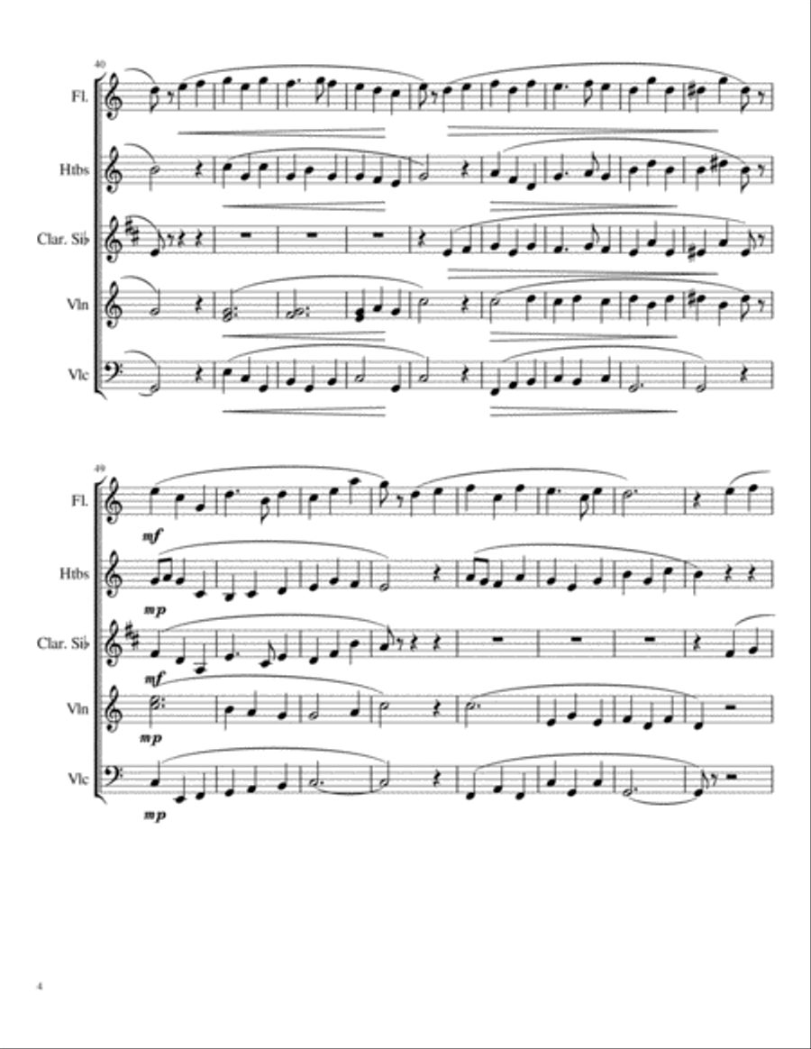 Souvenirs (Quintette, 2nd movement.) image number null