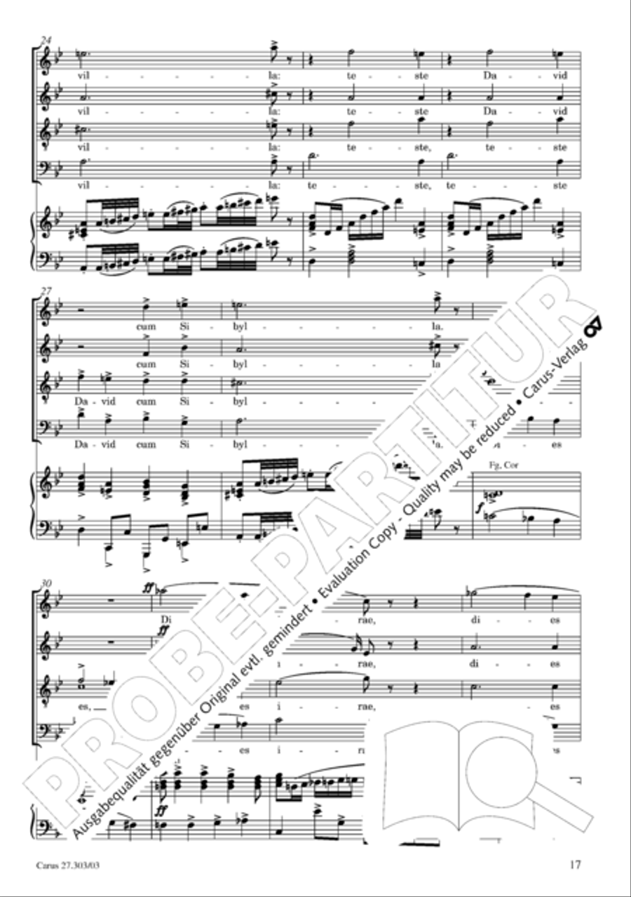 Messa da Requiem 4-Part scores gallery preview page 18
