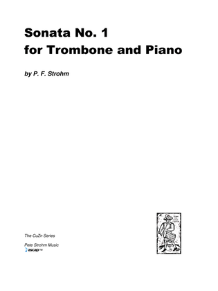 Book cover for Sonata No. 1 for Trombone and Piano