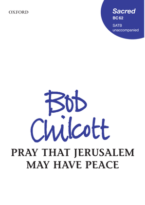 Book cover for Pray that Jerusalem may have peace