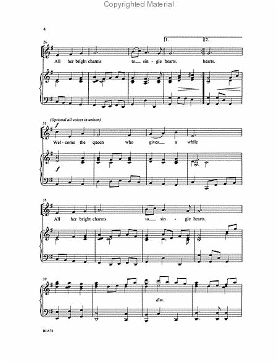 Long May She Reign 3-Part scores gallery preview page 3