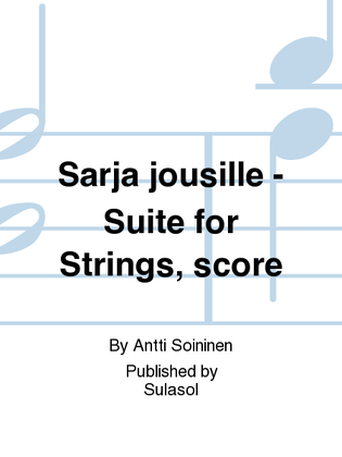 Sarja jousille - Suite for Strings, score