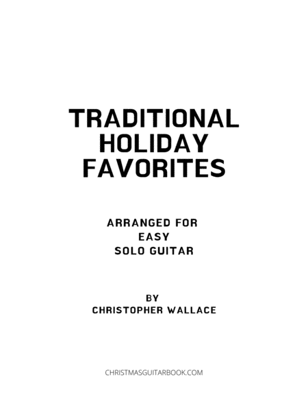 Traditional Holiday Favorites for Easy Solo Guitar (TAB)